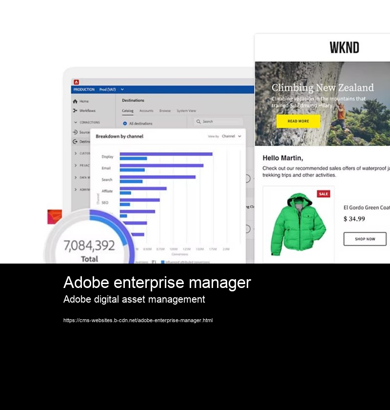 Adobe enterprise manager Adobe digital asset management What are the key features of Adobe content management solutions?